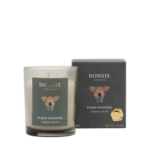 Scented Candle – Warm Whisper | Amber + Musk