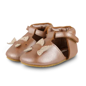 Zizu Shoes | Gold Fish | Clay Metallic Leather