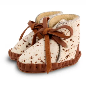 Pina Exclusive Booties | Bambi Spotted Cow Hair