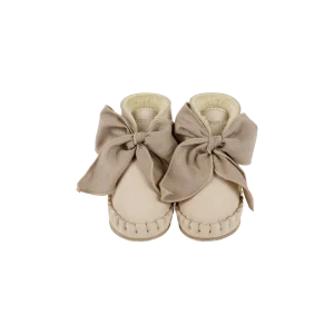 Pina Organza Booties | Powder Nubuck
