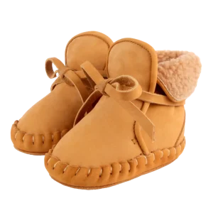 Jaya Booties | Caramel Nubuck