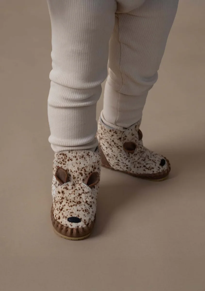 Kapi Exclusive Booties | Bambi | Bambi Spotted Cow Hair – Image 2