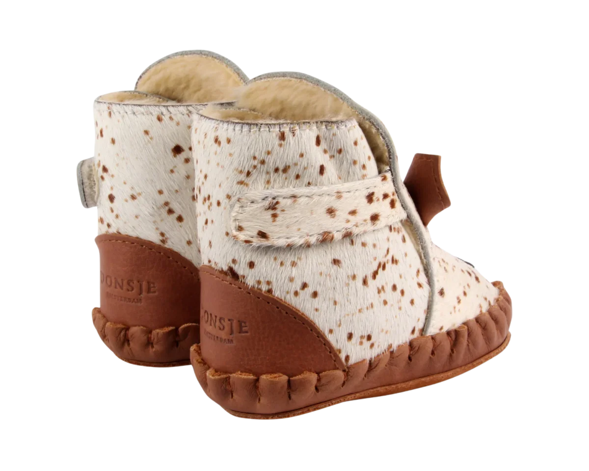 Kapi Exclusive Booties | Bambi | Bambi Spotted Cow Hair – Image 4