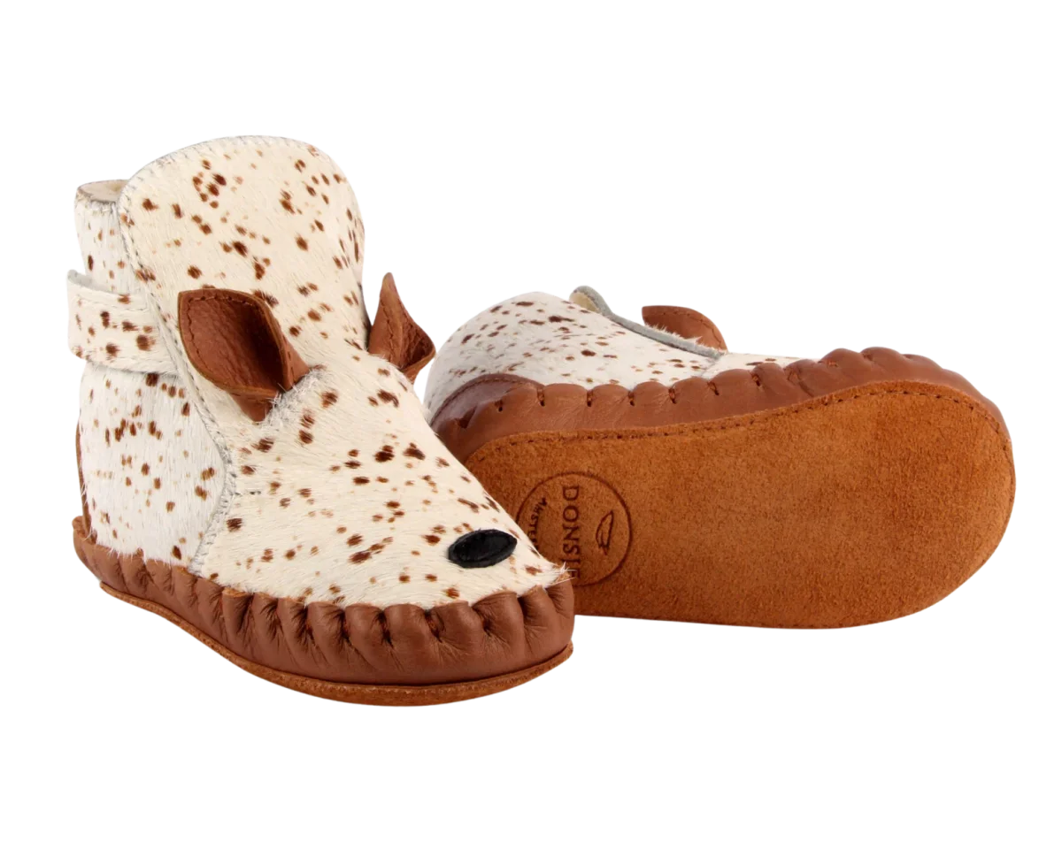 Kapi Exclusive Booties | Bambi | Bambi Spotted Cow Hair – Image 5