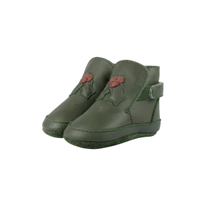 Aggas Booties | Holly | Olive Leather