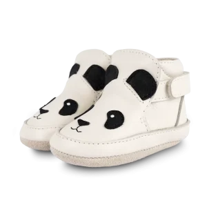 Morris Sneakers | Panda | Off White Leather
