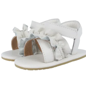 Miene Sandals | Off White Leather