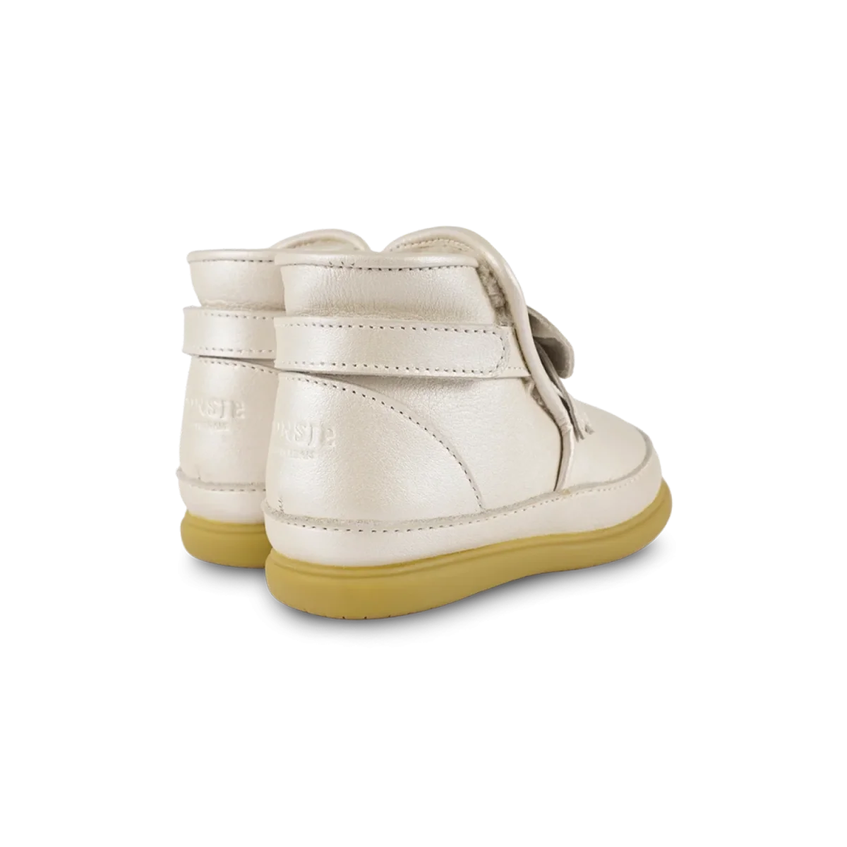 Cemilla Shoes | Off White Metallic Leather – Image 4