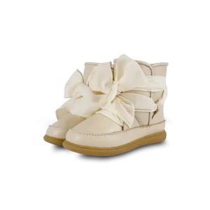 Maudi Shoes | Cream Leather