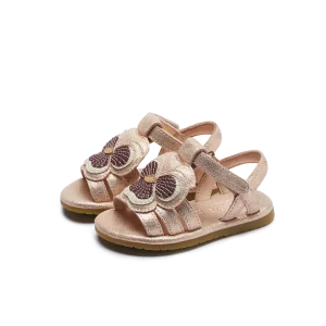 Jiles Fields Sandals | Violette | Powder Metallic Leather