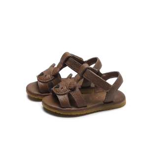 Mhalo Sandals | Bear | Cognac Leather