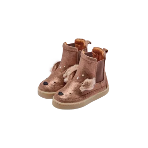 Eladi Boots | Deer | Bronze Metallic Leather