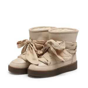 Ganza Boots | Ivory Leather