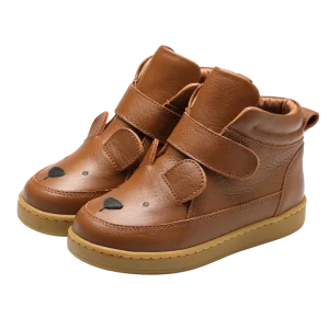 Qika Sneakers | Bear | Cognac Leather