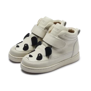 Mika Sneakers | Panda | Off White Leather