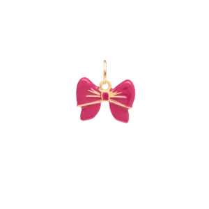 Boujee Bow Charm | Rosy Mauve