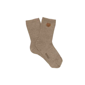 Bell Socks | Bear | Dusty Green