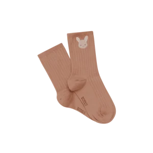 Bell Socks | Fluffy Bunny | Rose Dawn