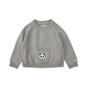 Loeke Sweater | Panda | Silver Grey