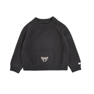 Loeke Sweater | Koala | Blue Marine