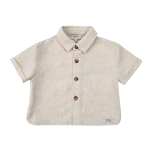 Lerie Shirt | Warm White Melange