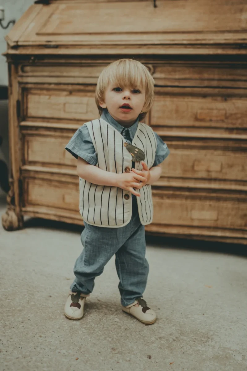 Ririo Gilet | Soft Sand Melange – Image 2