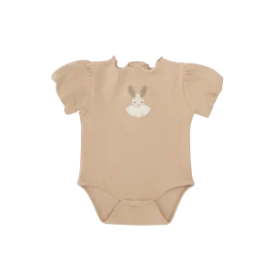 Nowie Bodysuit | Festive Rabbit | Rose Mocha