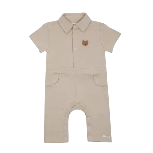 Piebe Jumpsuit | Bear | Biscotti