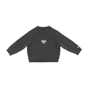 Sibbe Merino Wool Sweater | Koala | Cloudy Grey Melange