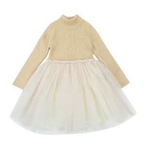 Lotus Dress | Biscuit