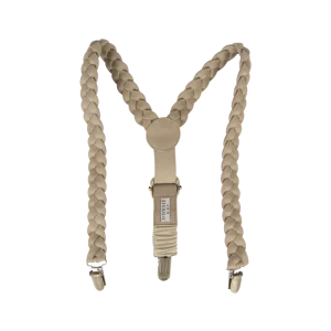 Erbu Suspenders | Taupe Nubuck