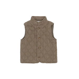 Brieck Waistcoat | Dusty Brown