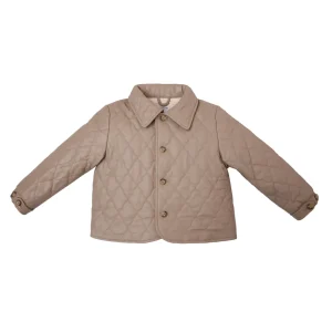 Rius Leather Jacket | Grey Beige Leather