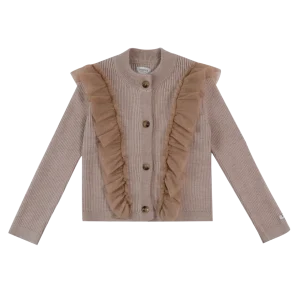 Darine Cardigan | Lavender Brown