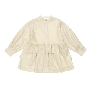 Jazzley Dress | Soft Sand Metallic