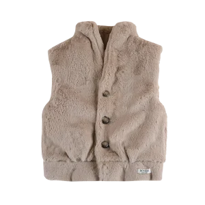 Juline Bodywarmer | Soft Sand Teddy