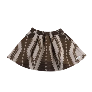 Siessie Skirt | Dusty Brown Melange