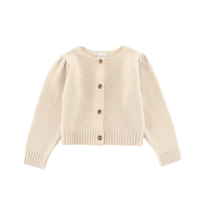 Amynda Merino Wool Cardigan | Soft Sand