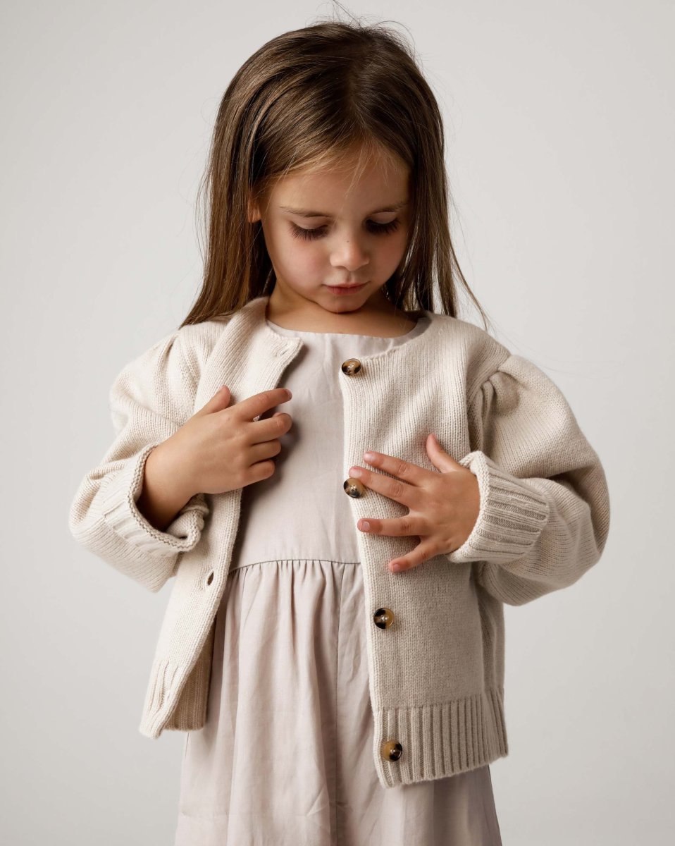 Amynda Merino Wool Cardigan | Soft Sand – Image 2