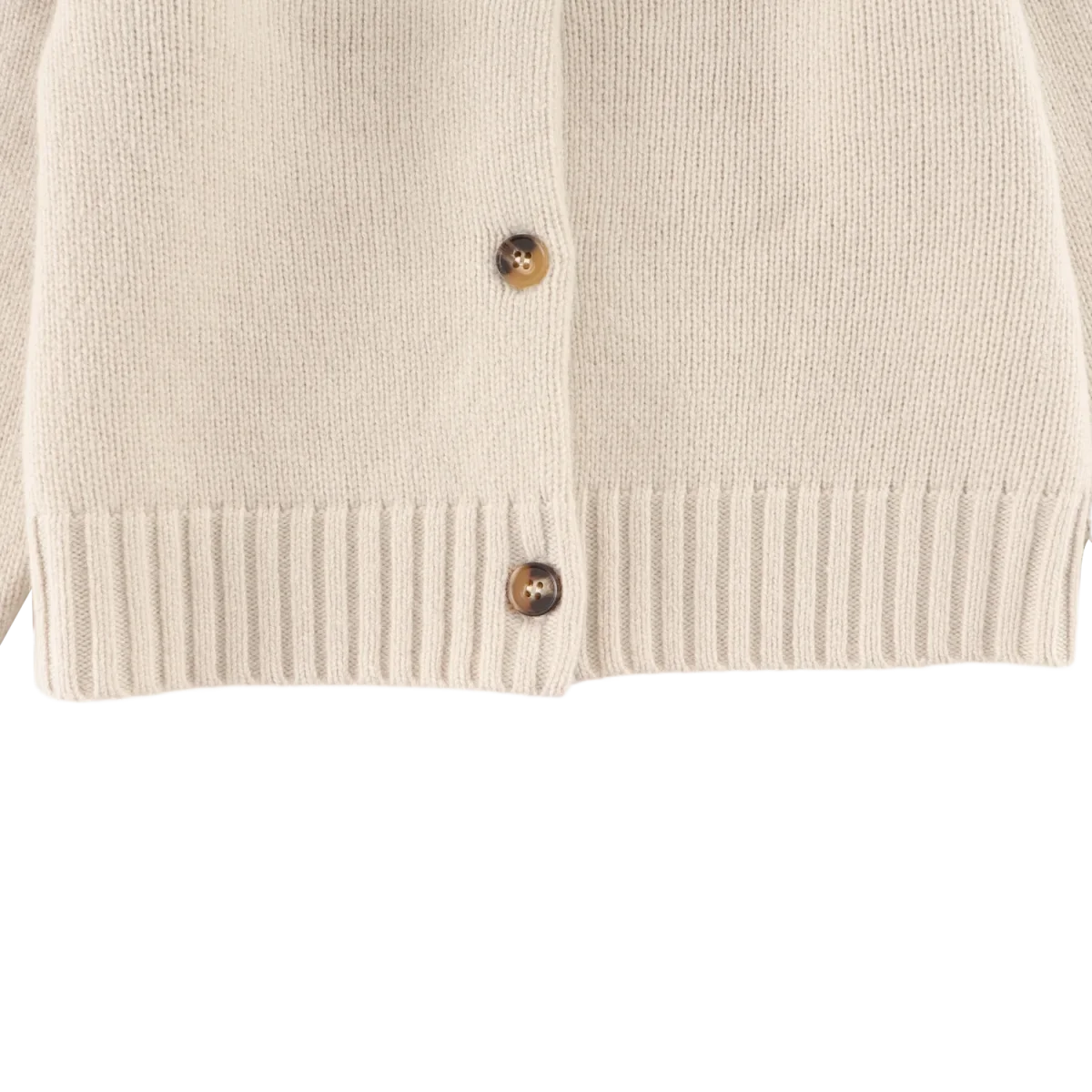 Amynda Merino Wool Cardigan | Soft Sand – Image 4