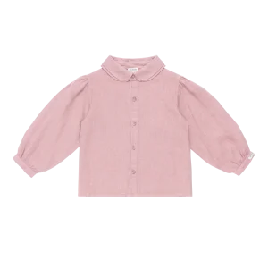 Anoeche Linen Blouse | Purple Violet