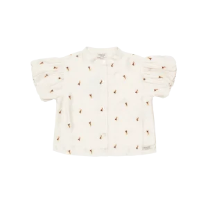Ezrah Blouse | Bees | Warm White