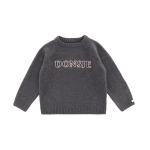 Fionn Merino Wool Sweater | Cloudy Grey Melange