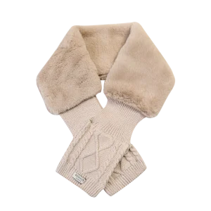 Ailssa Scarf | Soft Sand Teddy