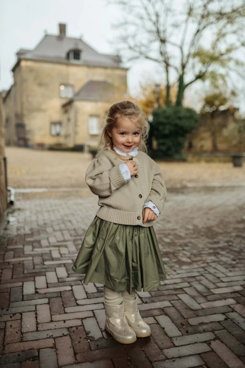 Amynda Cardigan | Light Olive – Image 2