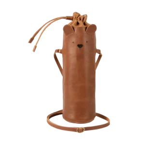 Flosko Bottle Bag | Bear | Cognac Classic Leather
