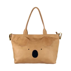 Fuji Diaper Bag | Koala | Nutmeg Leather