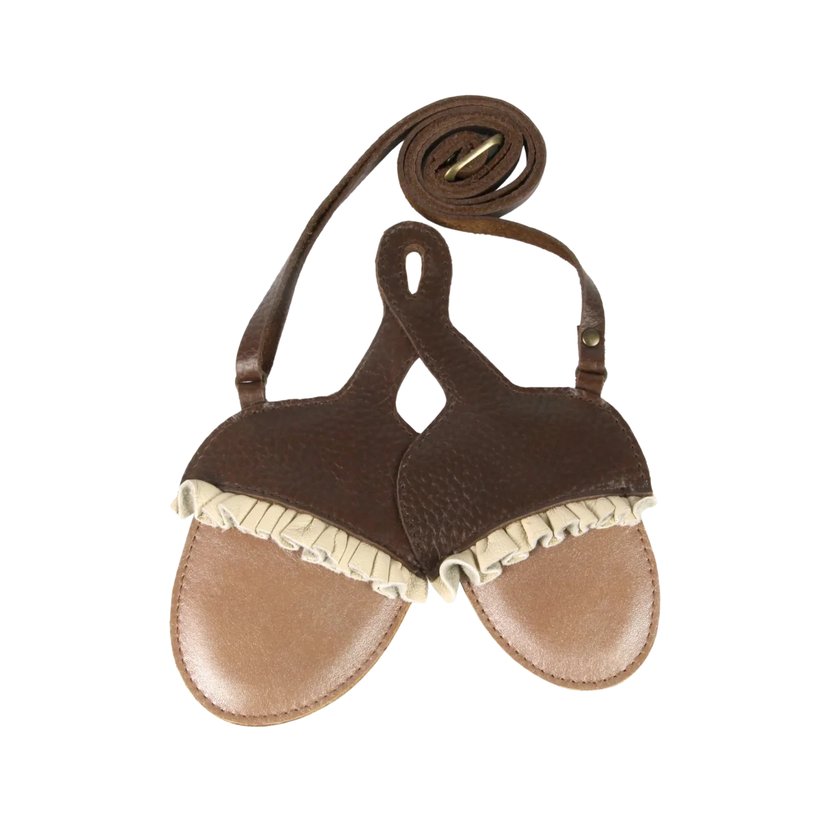 Pitta Purse | Acorn | Brown Grain Leather