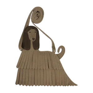 Thima Purse | Afghan Hound | Truffle Nubuck