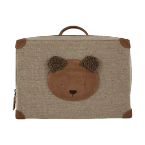 Paaki Backpack | Fluffy Bear | Teddy Brown Suede